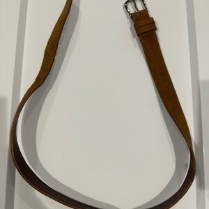 Tecovas, Women’s Suede Leather Strap Belt in Brown
